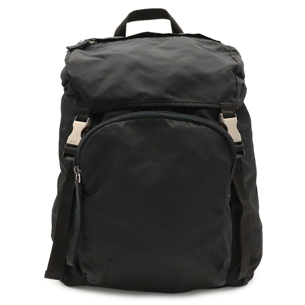 PRADA Triangle Backpack, Daypack, Nylon, NERO Black, V135